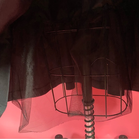 ❌NFS Vintage Y2K Oscar De La Renta Coquette Pleated Midi Skirt Rosette 8 - Picture 4 of 16